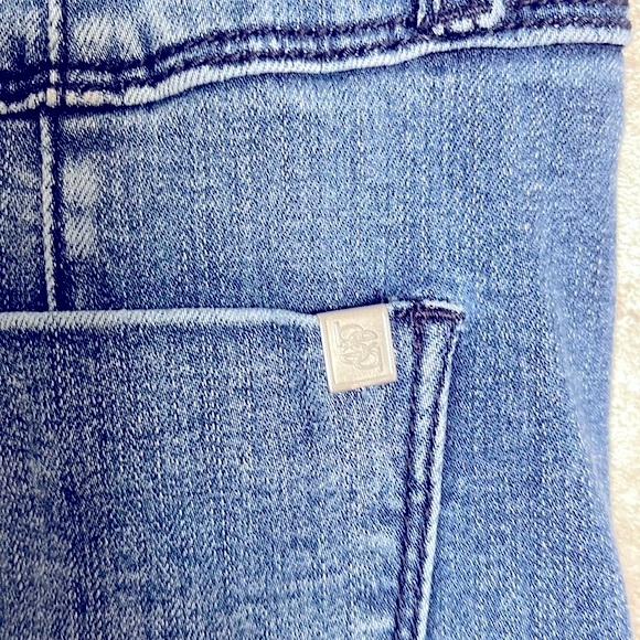 Bebe Denim Mini Skirt Size 24 (00) - Picture 5 of 5